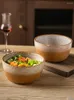 Kommen Japanse verdikking salade retro keramiek lamian noedels huishoudelijke soep keuken milieuvriendelijk product eenvoudig