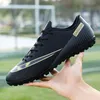 Dress Shoes Men Soccer Shoes Kids Football Ankle Boots Children Leather Soccer Training Sneakers Outdoor Football Cleats Shoes Big SZ 32-48 230817