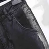 Jeans pour femmes 4xl plus jeans de taille Femme 2023 Pantalon de flare de printemps Couleur de contraste