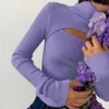 Kadın Sweaters Kadın Yavurucu Uzun Kollu Vintage Sakiller Boştur Kazak Kore Stili Şık İnce Sonbahar Y2K Üstler Ofiice Lady Giyim 230817