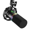 Mikrofone MAONO XLR USB Dynamisches Mikrofon zum Spielen von Streaming -Metal -Mikrofon mit Software -Tippen zum stummen Verstärkungsknopf PD200X 230816