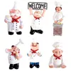 Ímãs de geladeira 3D Chef Cook Cook Refrigerator Magnet Home Kitchen Decoration ACCE 230818