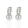 Stud Earrings DIWENFU Genuine 925 Sterling Silver Freshwater Pearl Jewelry Aros Mujer Oreja Orecchini Trendy Girls