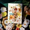 Andere dekorative Aufkleber 6Packslot Floating Light Odes to Flowers Serie Retro Creative Decoration DIY Pet Sticker 230818