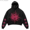 Men's Hoodies Sweatshirts New American Vintage Cthulhu eye shadow Graphic Print Y2K Street Dress Loose Hoodie Zipper Spring Fashion Sweatshirt Top Z230819