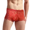 Underpants uomini slip pugili senza soluzione di continuità Shorts sexy u manasche convesse bauli traspiranti sissy boxers stendi mutande