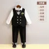 Clothing Sets Children's Vest Suit Set 115 Year Old Boys' Wedding Dress 5Piece Youth VNeck Double Breasted Piano Performance 230818