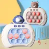 Decompression Toy Pop Push Bubble Fidget Sensory Toys Whack A Mole Music Quick Press Bubble Game Machine Squeeze Stress Relief Toy for Kids Adult 230817