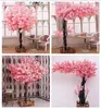 Decorative Flowers Artificial Cherry Blossom Trees Handmade Light Pink Tree Indoor Outdoor Home Office Party Wedding Decor (5FT Tall/1.5M)