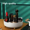 Food Storage Organization Sets 360° Rotating Spice Rack Organizer Seasoning Holder Kitchen Fruit Tray Desktop Cosmetic For Hom 230817