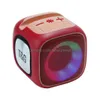 Tragbare Lautsprecher TG359 Wireless Bluetooth-Lautsprecher LED Light RGB Square Phone Ständer TWS anschließen FM U-Disk TF-Karten-Subwoofer Stereo Han Dhev8