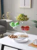 Plakalar Çok Katmanlı Meyve Plakası Yaratıcı Ev Oturma Odası İktışık Çay Tatlı Kek Rafı Modern Basit Lüks Şeker Kuru