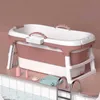 Badewannen Sitzplätze Pool Kinderbadewanne Falten tragbares Neugeborenes Baby Badewanne Plastik Outdoor Banheiras Desdobraveis Badewanne Zubehör R230818