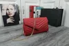 Wallet Wallet Designer Bag Fashion Shoulder Bag Chain Messenger Bag 2023 Cassandre Matelasse Luxe handtas reliëf lederen klep trim Wallet