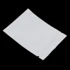 Lock Mylar Foil Bag for Candy Cookies Snack Tea Packaging 200Pcs White Aluminum Foil Food Package Bag Self Seal Zip