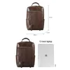 Schultaschen Fularuishi Marke Mode Laptop Rucksack Für Männer Business Notebook Tasche Reise Frauen Pu 230817