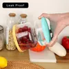 Bouteilles de rangement BPA BPA PRATIQUE PRATIQUE PORD POIGNE JAR JUICE séparateur alimentaire Conteneur de cuisine réutilisable Supplies de cuisine