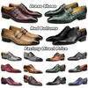 Dress Shoes Mens Dress Shoes Loafers Business Wedding Italië Designer Lederen schoenen Pointed Toe Factory Wholesale Drop 230817