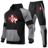 Herren -Trainingsanzüge Kyokushin Karate 2023 Männer Marke Mode Sets Casual Pullover Tracksuit 2 Stück Hoodies Sweatshirts Jogginghosen Anzug