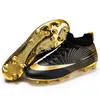 Scarpe da calcio da uomo Scarpe da calcio per bambini Stivali da calcio Scarpe antiskid traspirabili Shine Gold Gold/Ag di qualità da esterni per esterni taglia 30-44 230817