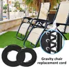 Meubles de camp 4 pièces cordon de remplacement de chaise Durable élastique longue durée universel accessoires d'extérieur pour fauteuils inclinables chaises de pelouse