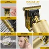 Hair Trimmer Professional Electric Pro Li Outliner 0 mm Clippers Baldheads For Men Barber Grooming sans fil rechargeable Clo Baby Drop Dhd8u