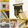 Haar Trimmer Professionelle Elektroprofi li outliner 0mm kahlköpfige clipper für Männer Friseur Pflege schnurloser wiederaufladbar CLO -Baby Drop Dhd8u