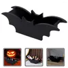 Opslagflessen sninket case bat organizer decor container houten schat sieraden