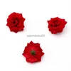 Dekorative Blumen Kränze 20pcs 4,8 cm Samt Rose Simulation Blütenkopf für DIY Hochzeit Dekorationskleid Corsage Headschmuck Dekoration HKD230818