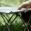 Lägermöbler Naturehike Portable Folding Table Ultralight Aluminium Alloy Roll Tables Outdoor Travel Camping For Beach Barbecue Trip