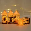 Inne imprezy imprezowe Halloweenowe lampy z dyni Led Electronic Candle Lamp Ghost Festival Dekoracja Dekoracja Dekoracja do domu Nocna Light Decor 230818