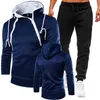 Herren-Tracksuiten Mode gedruckte Kapuze-Frauen Herbst Winter Hoodie Hosen 2-teilige Pullover Sportsets Sportwear Suis