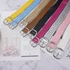 Gürtel Fashion Style Pin Schnalle PU Patent Leder Frauengürtel All-Match-Kleid elegante Dekoration gewebt für Damen 2023