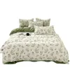 Bedding Sets Skin Friendly Fabric leito linho têxteis domésticos Conjunto Double Double Queen 15m 18m Tamanho da capa de Duvet Capa Fronha 230817