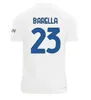 Inter Soccer Jerseys 23 24 Player Fans Maglia Milano Lukaku Lautaro Skriniar Barella Football Shirts Kids Kit 2023 2024 BASTONI GOSENS DZEKO BROZOVIC DE VRIJ JERSEY