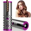 Curler à cheveux en céramique rechargeable - Curler à cheveux Rotary Auto sans fil pour femmes - portable et facile à utiliser