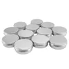 Storage Bottles 12 X 50ml Aluminium Make Up Pots Capacity Empty Small Cosmetic/Candle/ Tins Jars