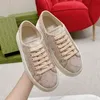2023 Fashion Ggsity High and Low Top Sneakers Trainers Men et femme Chaussures Walk-On en cuir Chaussures décontractées EIC