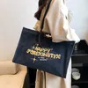 Totes Casual Canvas women handbag large capacity Embroidery design female Shoulder bag Travel leisure big totes Shopping bag bolsas HKD230818