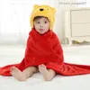 Towels Robes Soft baby blanket towel animal leopard duck sewn shape pajamas bath towel baby hoodie pajamas Z230819