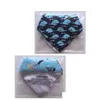 Bibs Burp Cloths Baby Ins Fox Sets Bandana Infant Saliva Cloth Triangle Nipimento Cartoon KS001 Dropse Del Drop Kids Feeding Dhaxf