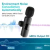 Microfone Wireless Revers -Mikrofon für iPhone Android Mobile Handy Lavalier Mikrofon Live -Sendung YouTube Audio Video -Aufzeichnung HKD230818