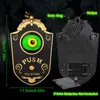 Other Event Party Supplies Novelty Doorbell Ghost house hanging Door Decorations Horror Props Creepy eyeball Lightup Talking Scary Rotating Eyes Home decor 230817