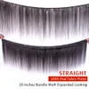 Straight Human Hair Bündel Remy 9a Brasilianische menschliche Haarweberei kostenloser Versand 100% unverarbeitetes menschliches Haarverlängerungen