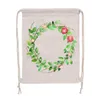 Сублимация хлопковые льняные шнурки для шнурки Decor Musterable Muslin Sachet Bulds Blanks Diy рюкзаки для вечеринки свадебное хранилище дома 230qhh