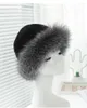Bérets ZDFURS femmes Rex fourrure seaux chapeaux avec bandes argentées bonnets coréens fille hiver chaud casquettes décontracté