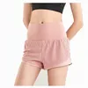 Scuba Nowe kobiety Strawberry Milkshake Elastyczna talia siatka Hotty Shorts Spodnie do jogi Kieszonkowe bieganie swobodne luźne bielizny oddychające Ukryte sport 65zo#