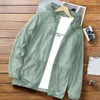 Jackets masculinos 1pc Casa elástica legal Roupa Sun Protection Ultra-fino Ice Silk Outdoor Lightweight impermeável homens