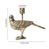 Bougeoirs oiseau chandelier support en résine Collection artisanat Portable pour la décoration de la maison mariage pièce maîtresse décor