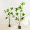 Flores decorativas simulação nórdica de 80 cm de lírios de plantas verdes e bambus em vasos de estar em decoração de sala de estar lírio bambu lírio